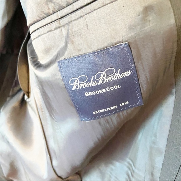 Brooks Brothers | Dark Navy Brooks Cool Suit Jacket Size 39 Regular - Picture 3 of 9